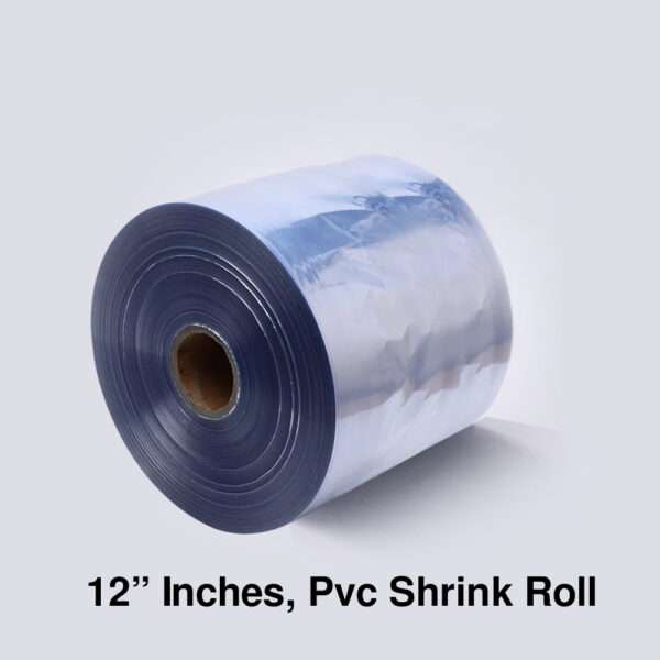 12″ Inches, Pvc Heat Shrink Roll, Wrap, Film for Packaging