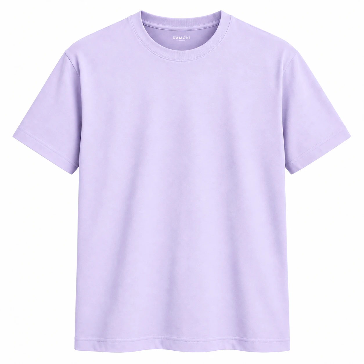 DAMOKI men’s cotton T-shirt in Lavender
