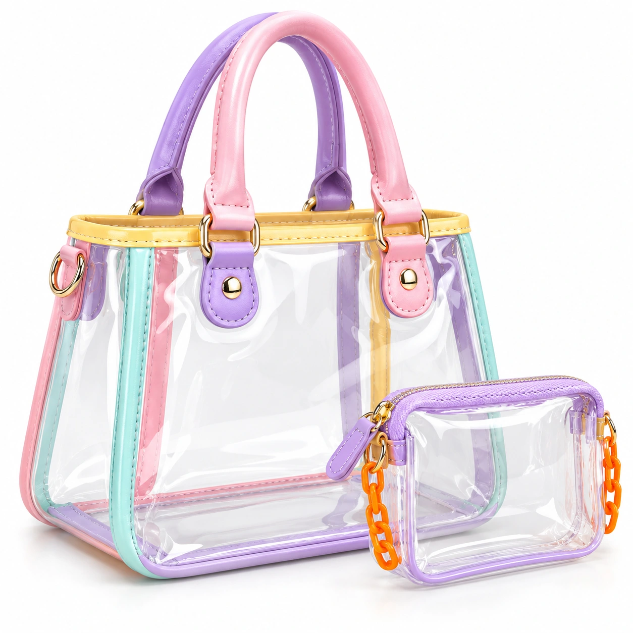 Kids Clear Bag + Pouch Set